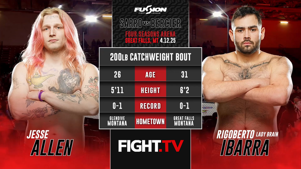 Rigoberto Ibarra vs Jesse Allen | Catchweight · 200 lbs | Amateur MMA @ FIGHT.TV